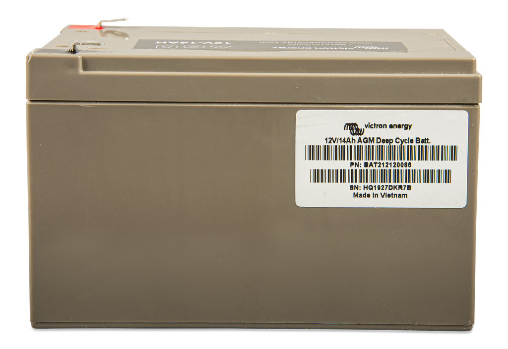 12V 14Ah AGM Deep Cycle (back)