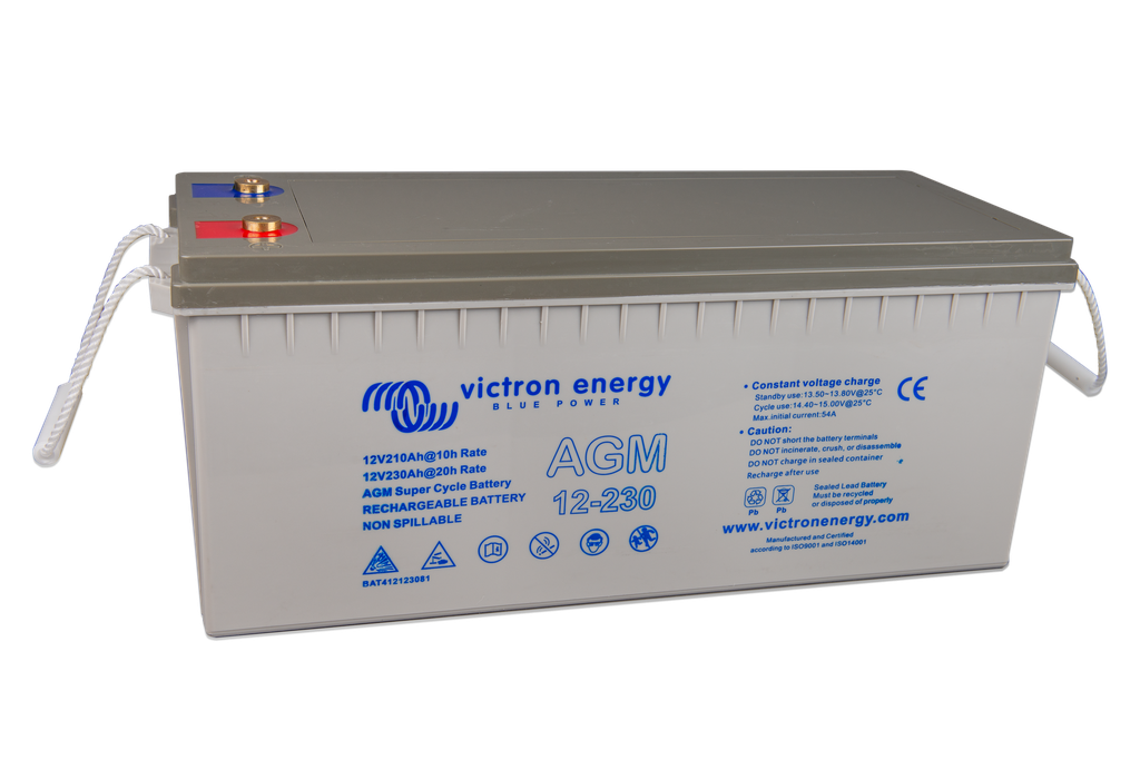 12V 230Ah AGM Super Cycle Battery (right)