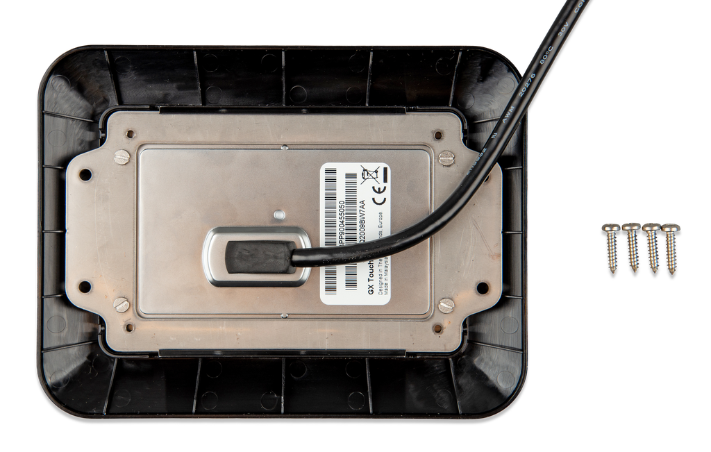 GX Touch adapter for CCGX cut-out (back)