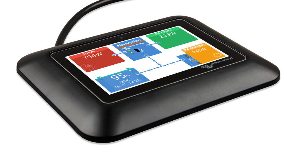 GX Touch adapter for CCGX cut-out (right)nw 