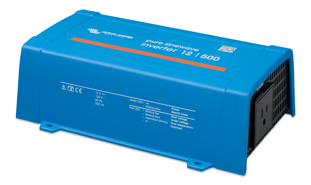 Inverter 12V 500VA 120V VE.Direct NEMA 5-15R 120V (left) 