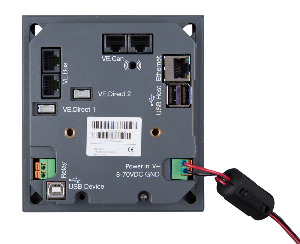Color Control GX (backside)