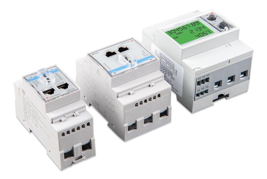 Energy Meters ET112, ET340 and EM24 (right)