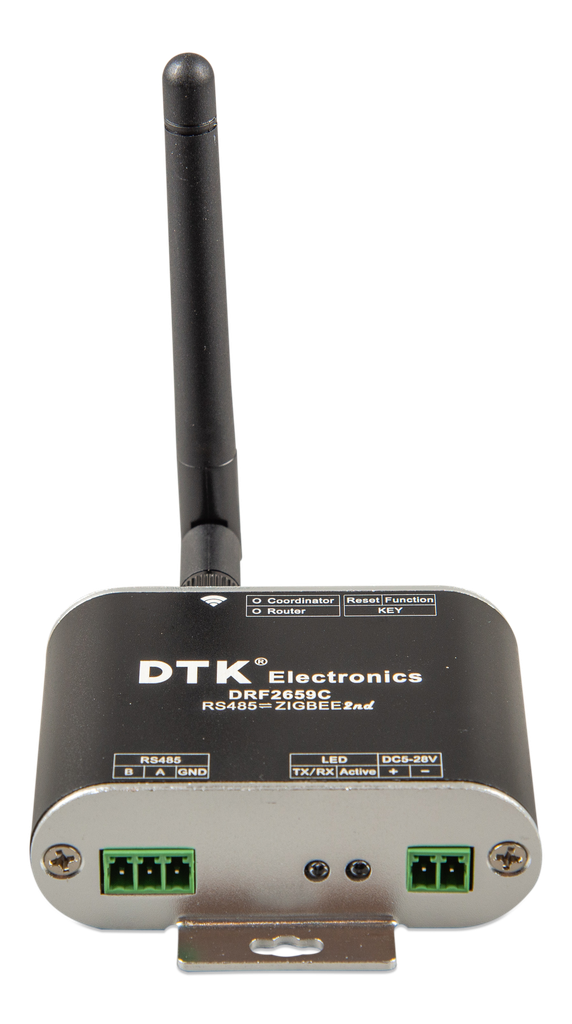 DRF2659C Zigbee to RS485 converter (front-angle)