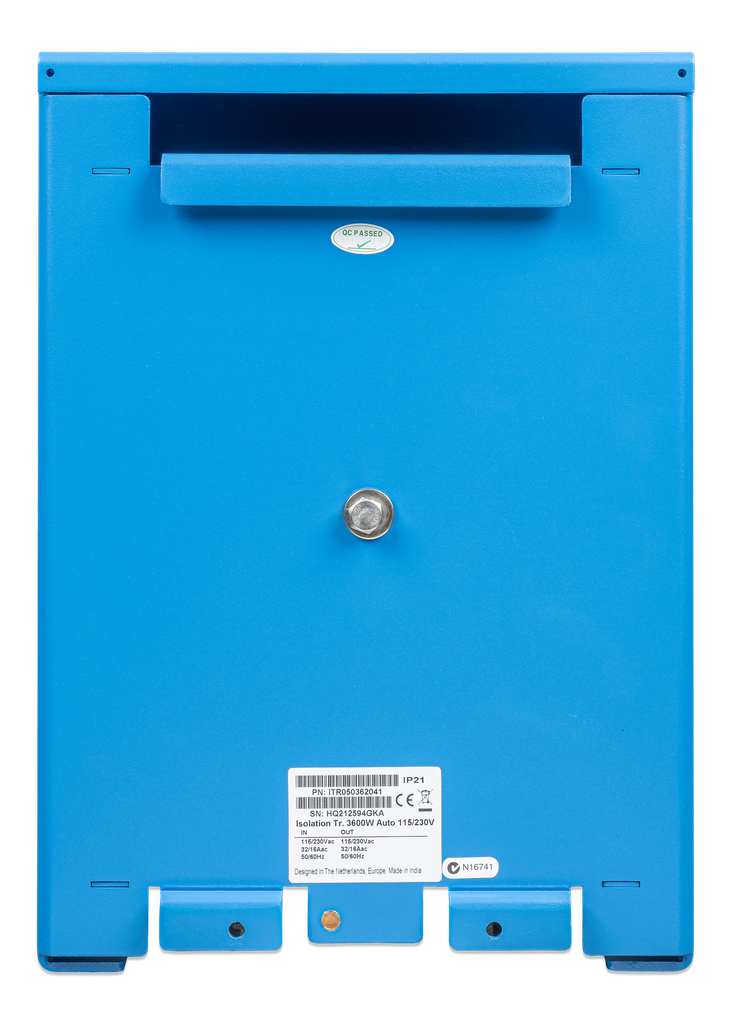 Isolation Transformer 3600W  Auto 115-230V (back) 