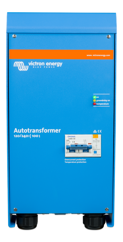 Autotransformer 120-240VAC 100A (front)
