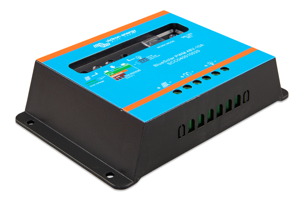 BlueSolar PWM-Light Charge Controller 48V-10A (right) 