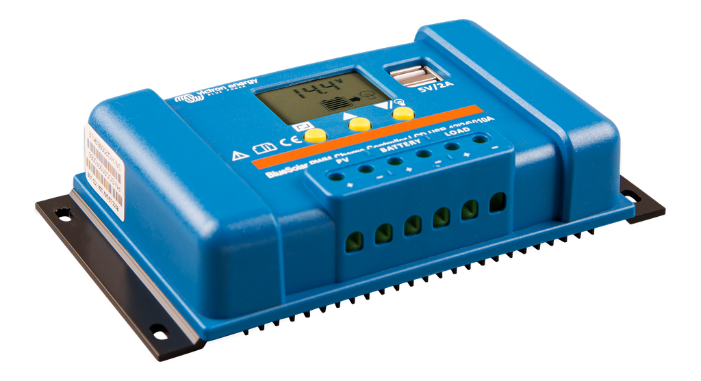 BlueSolar PWM Charge Controller LCD USB 12/24V-10A (right) 