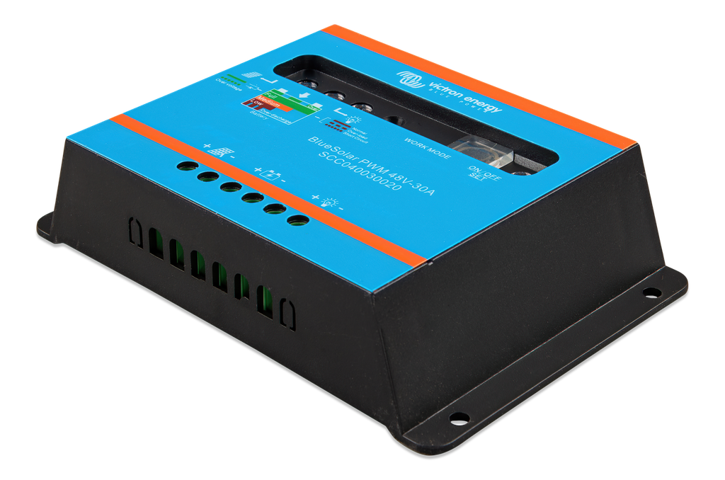 BlueSolar PWM-Light Charge Controller 48V-30A (left) 