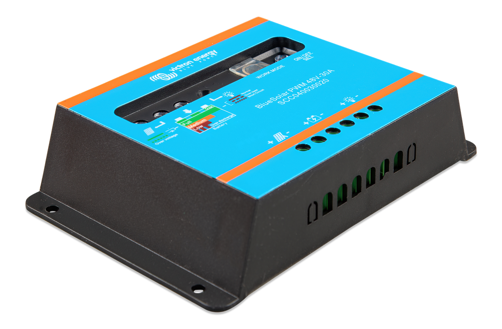 BlueSolar PWM-Light Charge Controller 48V-30A (right) 