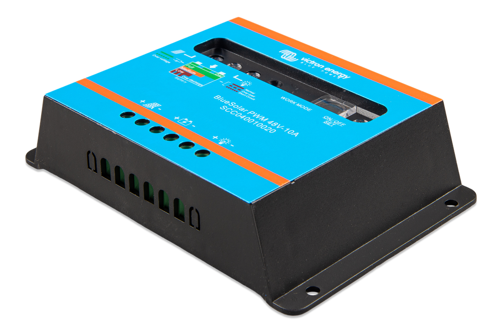 BlueSolar PWM-Light Charge Controller 48V-10A (left) 