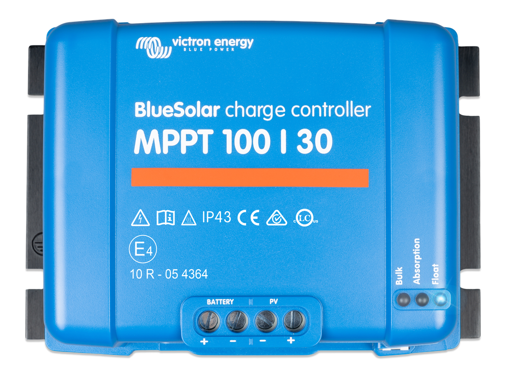 BlueSolar MPPT charge controller 100/30 (top) 