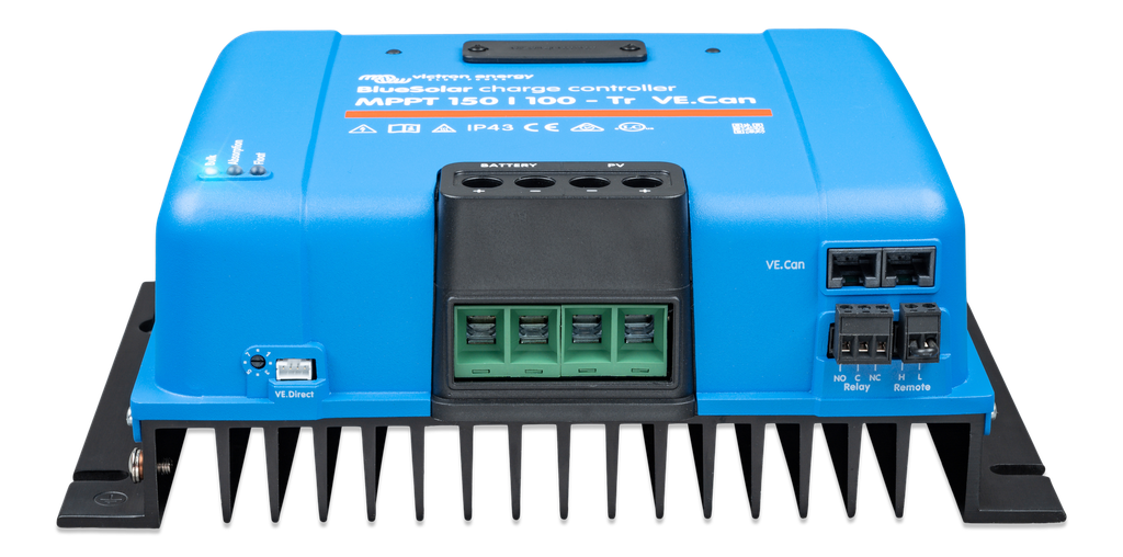 BlueSolar MPPT charge controller 150/100-Tr VE.Can (front) 