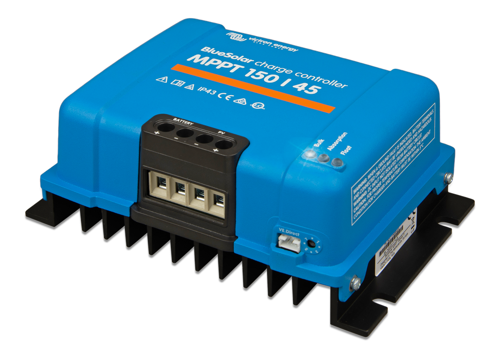 BlueSolar MPPT charge controller 150 45 (left) 