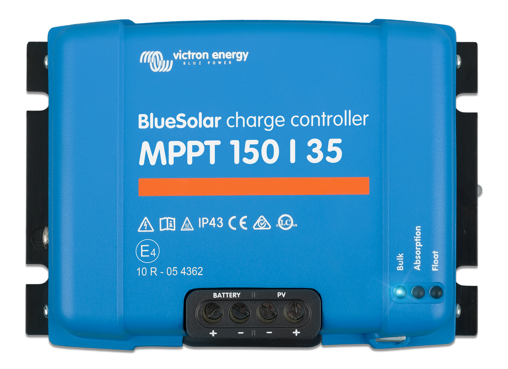 BlueSolar MPPT charge controller 150/35 (top) 