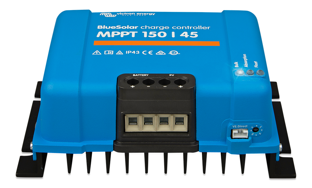 BlueSolar MPPT charge controller 150 45 (front-angle) 