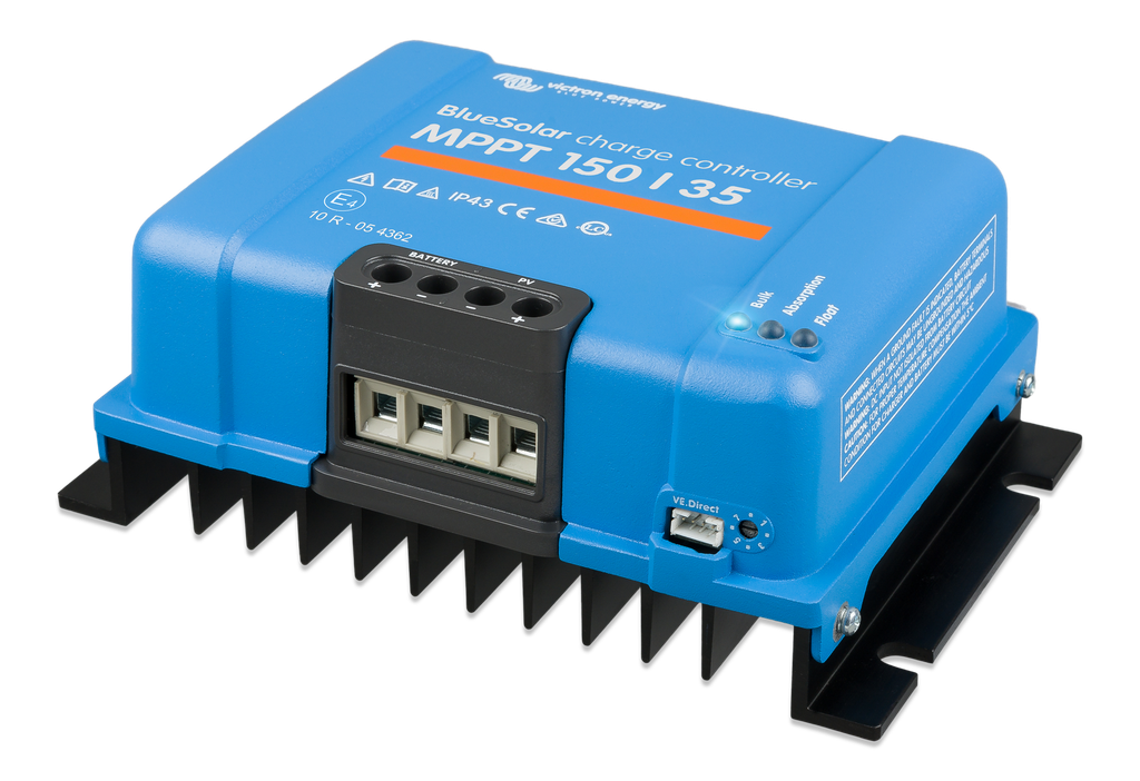 BlueSolar MPPT charge controller 150/35 (right) 