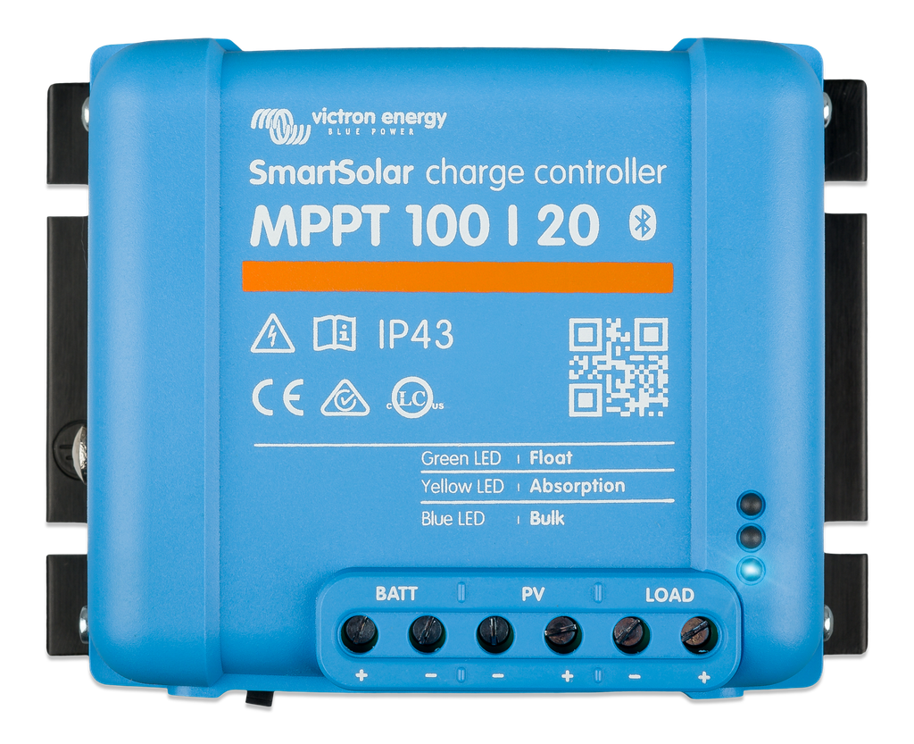 SmartSolar charge controller MPPT 100/20 (top)