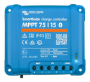 SmartSolar charge controller MPPT 75/15 (top) 