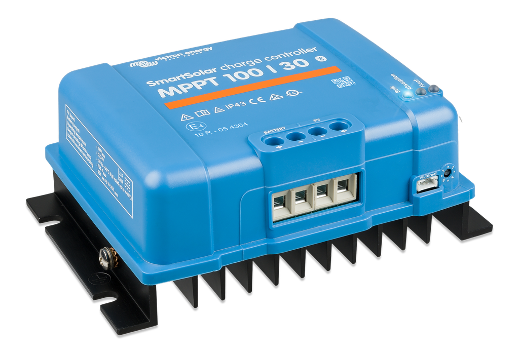 SmartSolar MPPT 100/30 (left) 