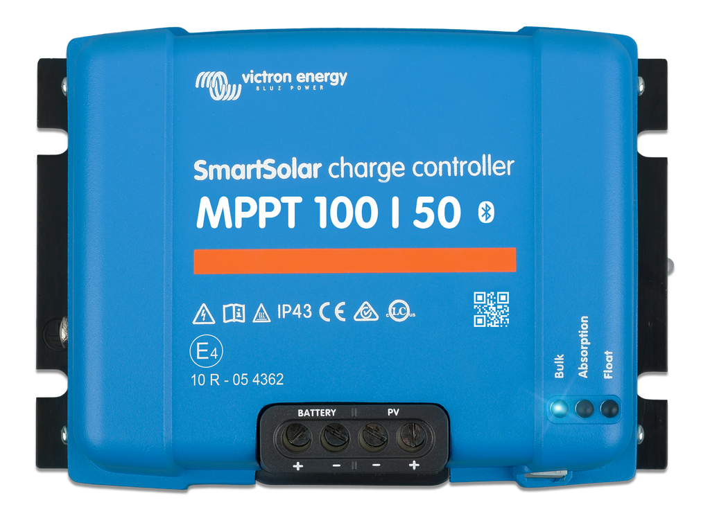SmartSolar MPPT 100/50 (top) 