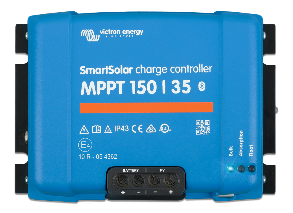 SmartSolar MPPT 150/35 (top) 