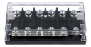 Fuse holder 6-way for MEGA-fuse (front-angle-closed)