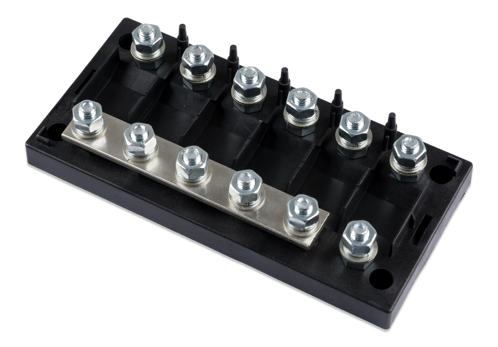 Fuse holder 6-way for MEGA-fuse (left)