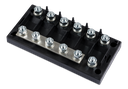 Fuse holder 6-way for MEGA-fuse (left)