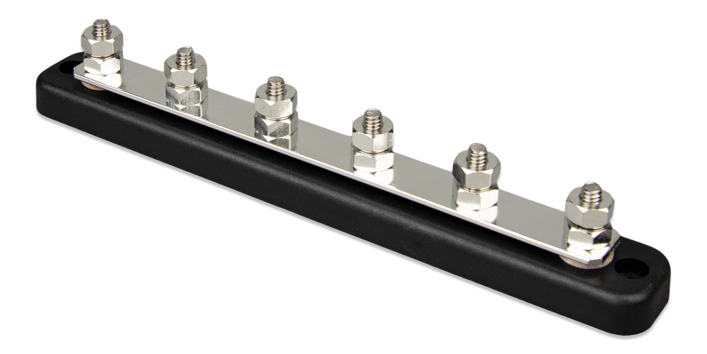 Busbar 150A 6P + PC cover (left)