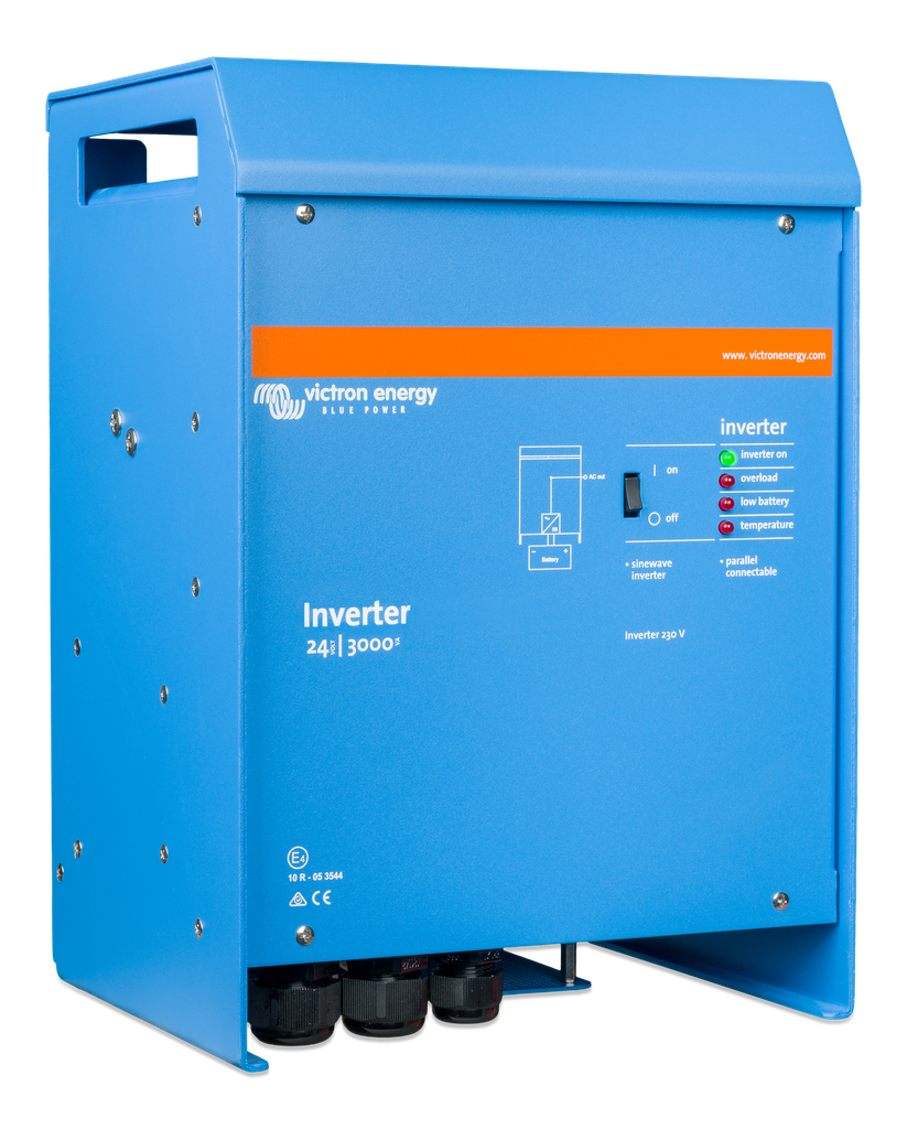 Inverter 24V 3000VA (left) 