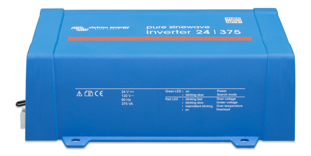 Inverter 24V 375VA 120V VE.Direct NEMA 5-15R (front) 