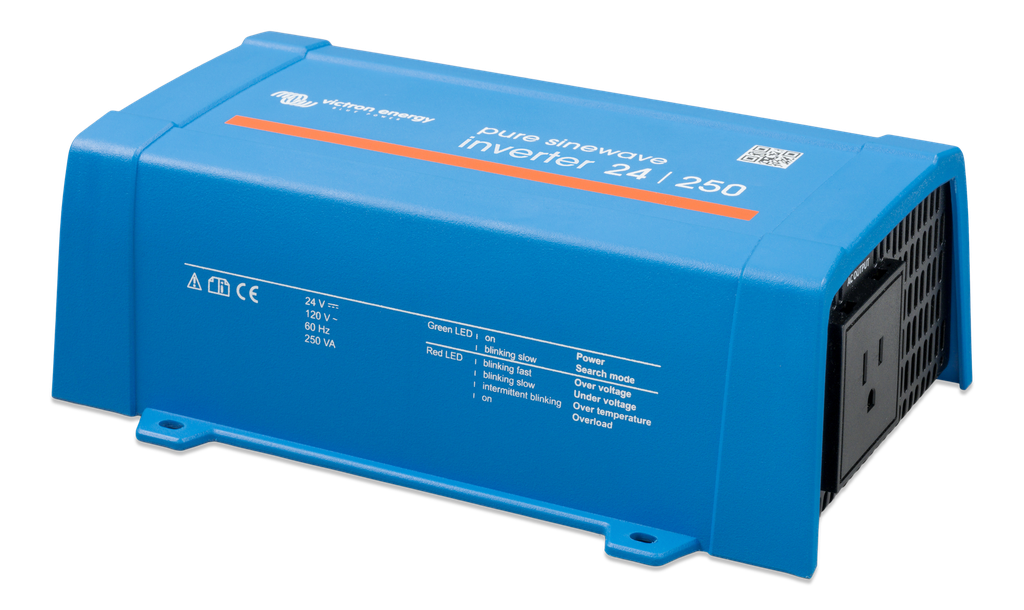 Inverter 24V 250VA 120V VE.Direct NEMA 5-15R (left) 