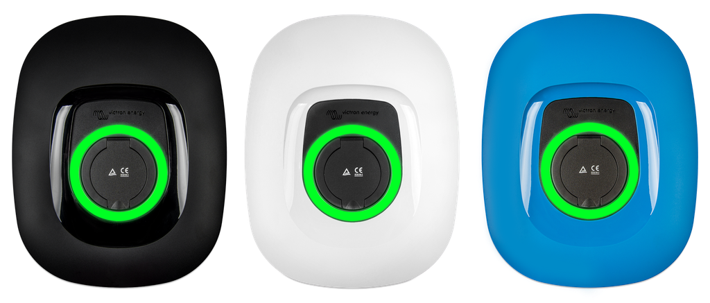 EVC200300410 - White front for EV Charging station NS (top-all colors-side by side-green LED) 
