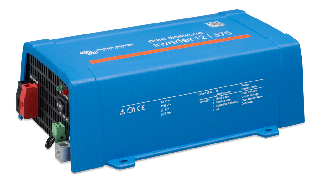 Inverter 12V 375VA 120V VE.Direct NEMA 5-15R (right) 