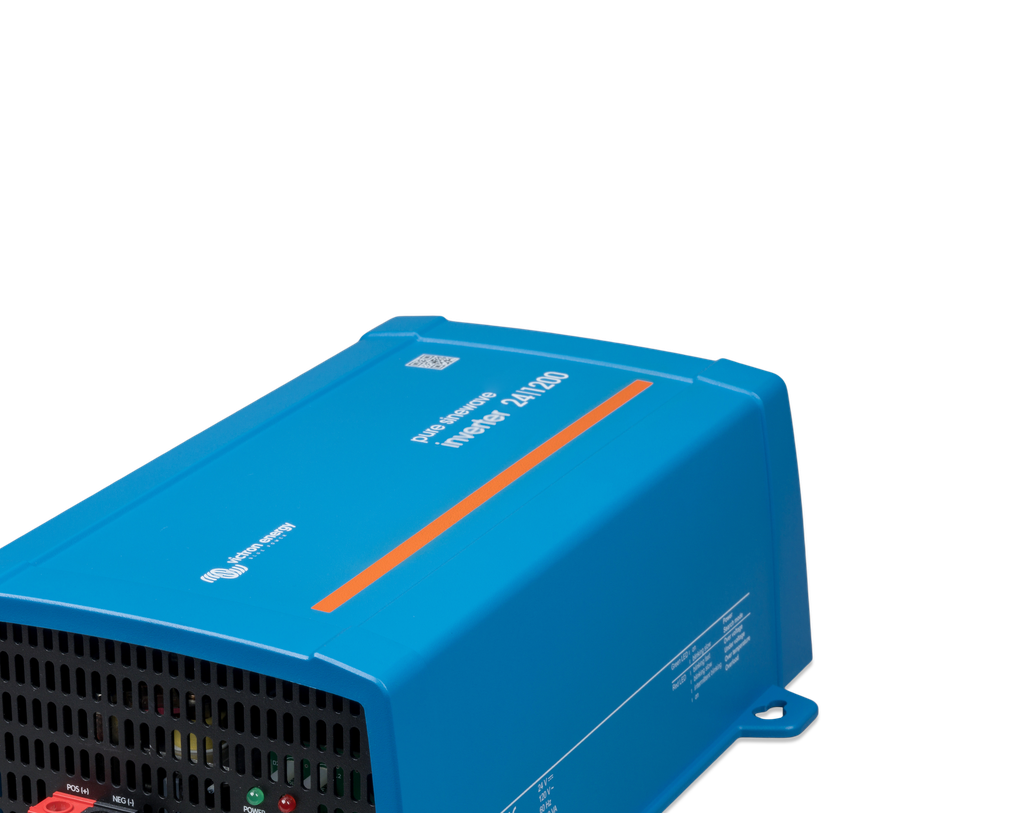 Inverter 24V 1200VA 120V VE.Direct NEMA GFCI (left) 