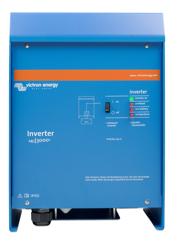 Inverter 24V 3000VA 120V VE Bus (front) 