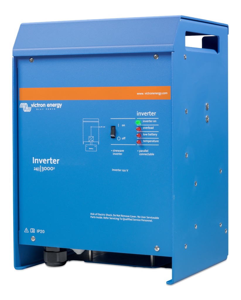 Inverter 24V 3000VA 120V VE Bus (left) 