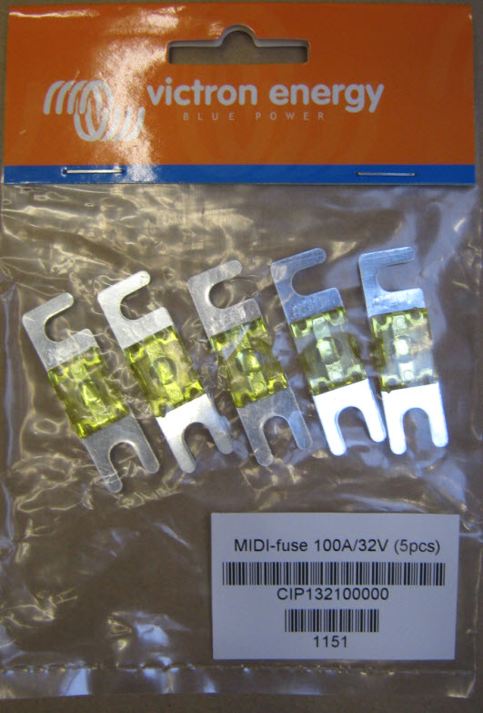 MIDI-fuse 100A/32V (package of 5 pcs)