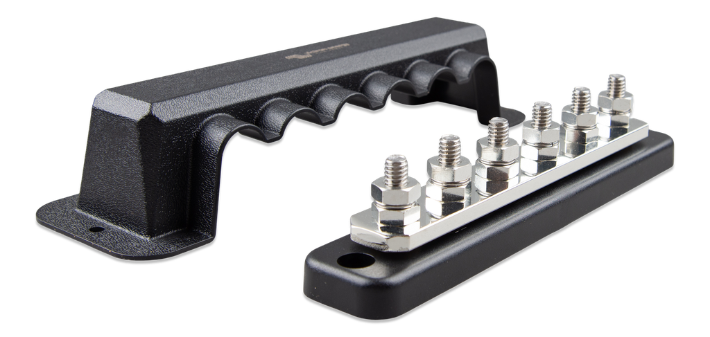 Busbar 250A 2P with 6 screws +cover