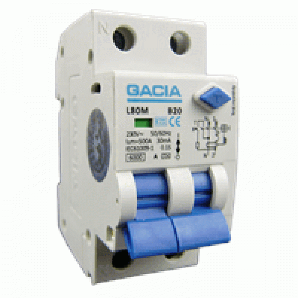 Aardlekautomaat BKAR./10A 1P+N 30mA 6kA