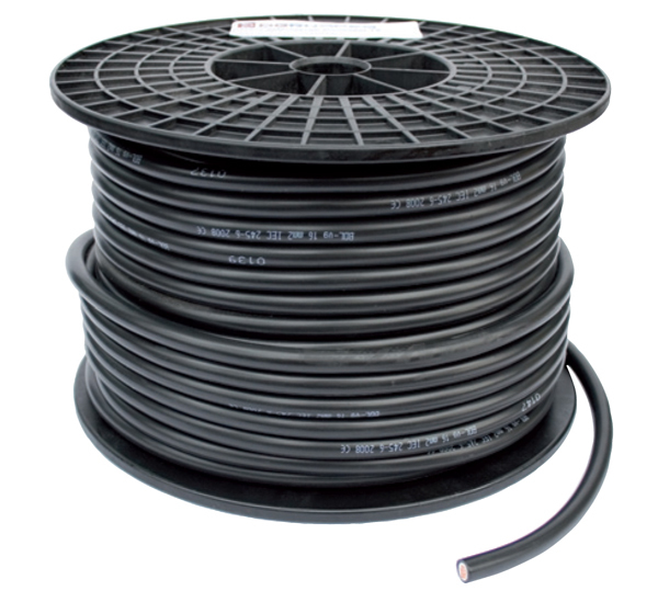 HI-FLEX DOUBLE INSULATED BATTERY CABLE 35mm² BLACK (Spool of 50M)