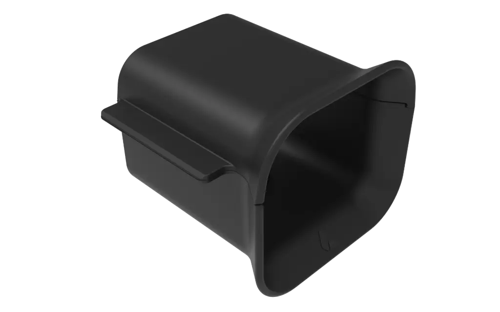 Doorvoer tule zijplaat