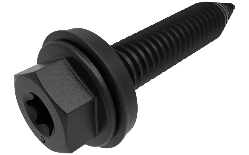 Smeltschroef (6 x 38mm), zwart