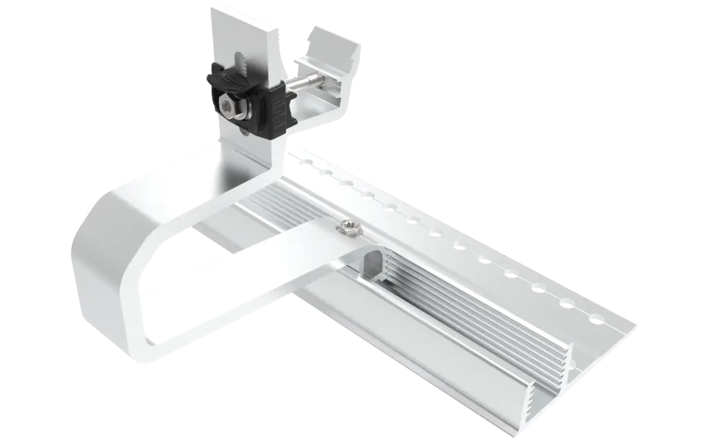 Schroefhaak met schroefplaat (250mm)