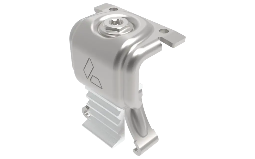 Eindklem universeel (30-50mm), blank 