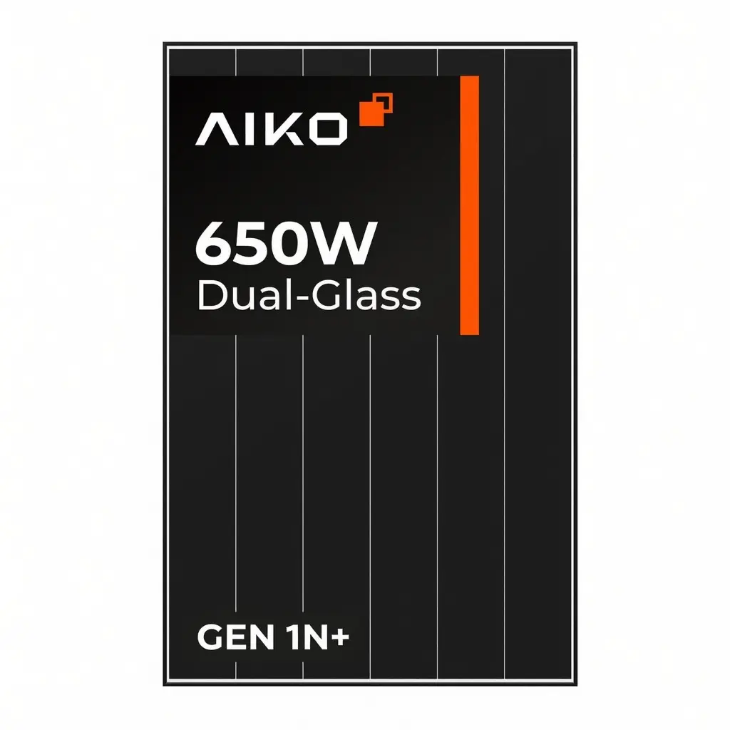 AIKO 650 1N+ | DUAL GLASS | BLACK WHITE & AIKO-A-MCH72dw