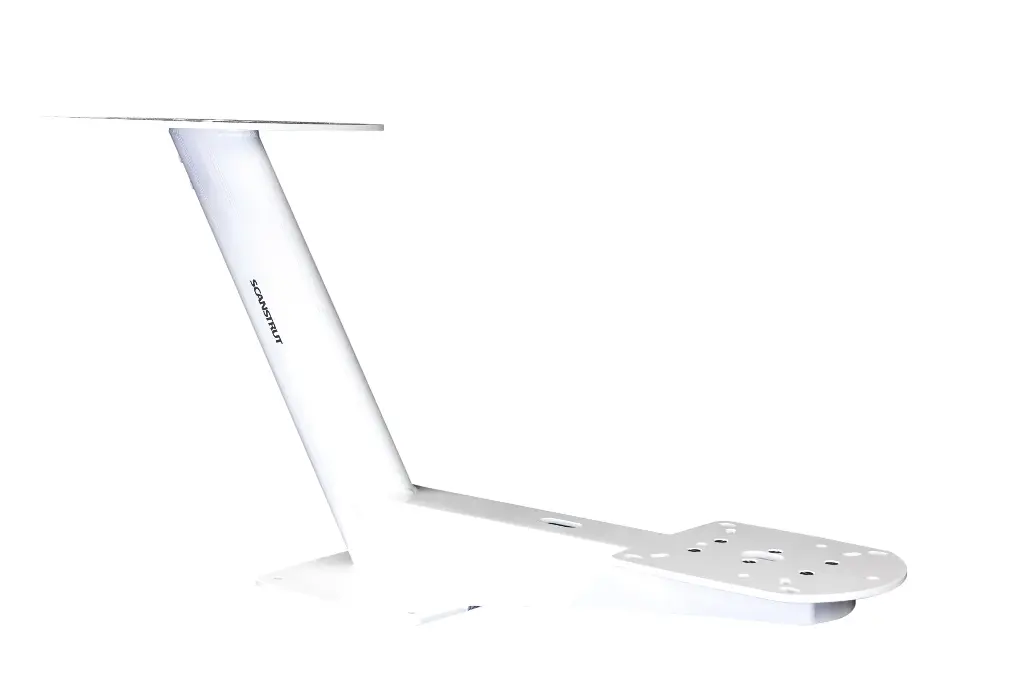 Modular Dual PowerTower strut for Open Array and satcom or camera