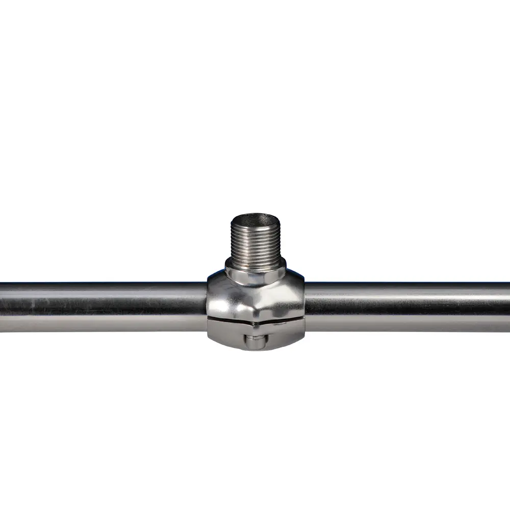 Rail mount for single GPS / VHF antenna