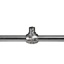 Rail mount for single GPS / VHF antenna